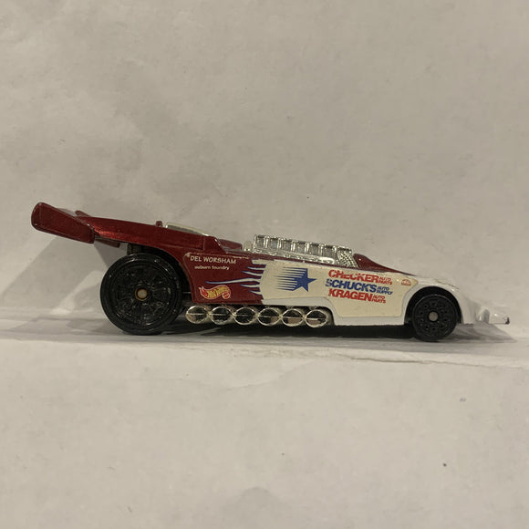 Red White Mcdonalds F1 Racer ©1999 Hot Wheels Diecast Car GP