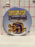 Honorary Citizen of Disneyland Resort Button Pinback