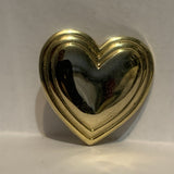 Ringed Heart Lapel Hat Pin