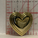 Ringed Heart Lapel Hat Pin