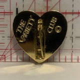 Ringed Heart Lapel Hat Pin