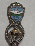 Montana Big Sky Country Bucking Horse  Souvenir Spoon