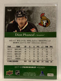 #164 Dion Phaneuf Ottawa Senators 2017-18 Parkhurst Hockey Card