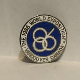 The 1986 World Exposition Vancouver British Columbia Lapel Hat Pin
