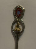 Colorado The Centennial State Glod Panner Souvenir Spoon