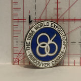 The 1986 World Exposition Vancouver British Columbia Lapel Hat Pin