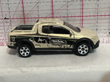 White MBX Tours Volkswagen Saveiro Cross 2011 1/62 J32 Matchbox Diecast Car
