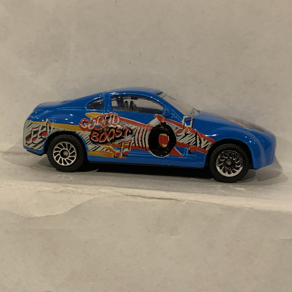 Blue  Sound Boost Unbranded Diecast Car BE