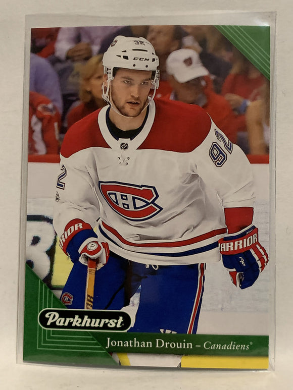 #124 Jonathan Drouin Montreal Canadiens 2017-18 Parkhurst Hockey Card
