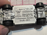 White MBX Tours Volkswagen Saveiro Cross 2011 1/62 J32 Matchbox Diecast Car