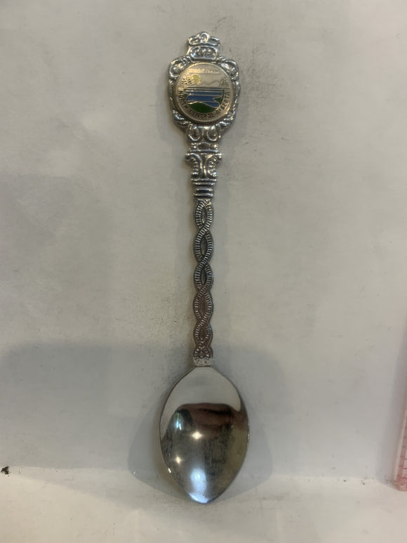 North Central Alberta Midnight Twilight Souvenir Spoon