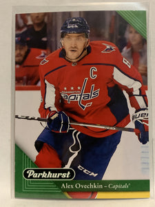 #240 Alex Ovechkin Washington Capitals 2017-18 Parkhurst Hockey Card