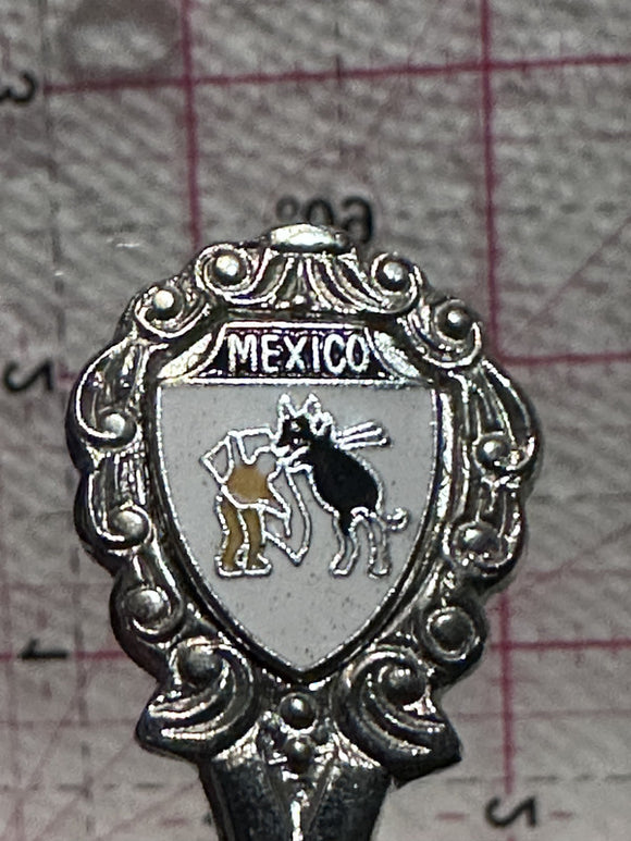 Mexico Bull Fighting  Souvenir Spoon