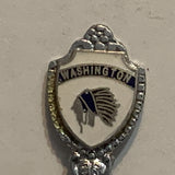 Washington Native Chief Collectable Souvenir Spoon BR