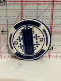 Andrew Saturay Sprot Off Button Pinback