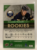 #253 Alexander Nylander Buffalo Sabres 2017-18 Parkhurst Hockey Card