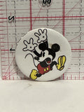 Mickey Mouse Running Disney Button Pinback