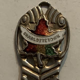 Charlottetown Prince Edward Island Maple Leaf Collectable Souvenir Spoon BS