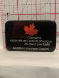 Semaine Nationale de l'activite physique 1985 Button Pinback