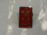 Calgary Winter 1988 Olympics Logo Lapel Hat Pin