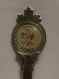 Banff Canada Alberta Wild Rose Souvenir Spoon