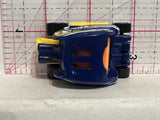 Blue Yellow Emoticar DTX20 J52 2016 Hot Wheels Diecast Car