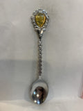 November Chrsanthemum Flower Souvenir Spoon