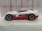 White #18 Racer Hot Wheels Diecast Car