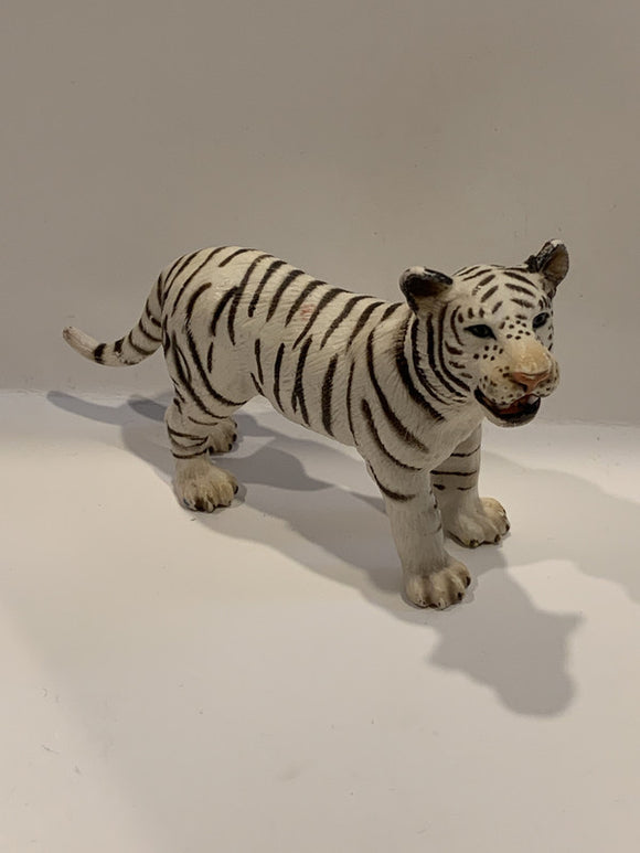 White Tiger Cub 2003 Schleich Toy Animal