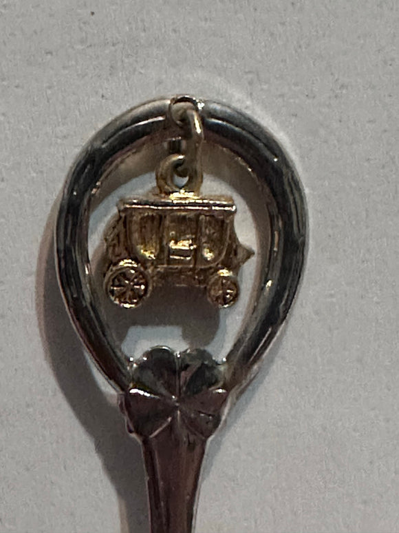 Barkerville British Columbia Stage Coach  Souvenir Spoon