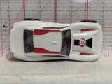 White #18 Racer Hot Wheels Diecast Car