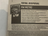 Blue Total Dispersal HW Metro 2018 Hot Wheels Long Card New Diecast Cars AB