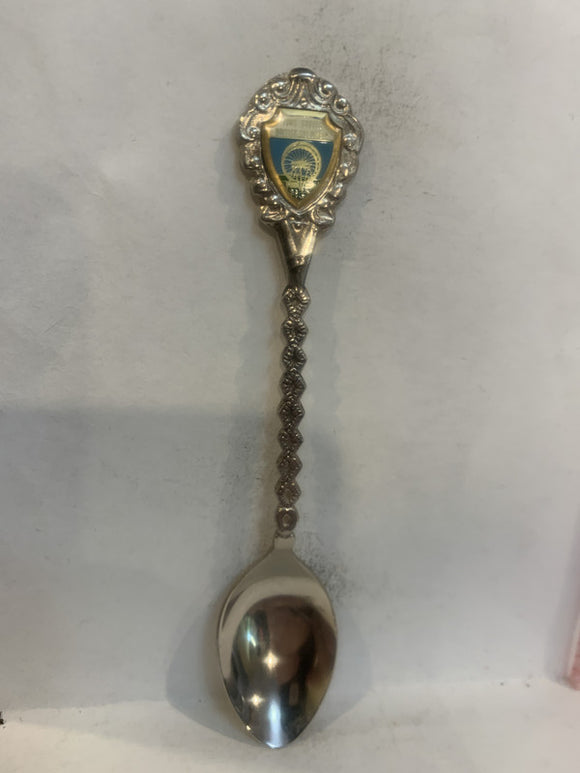 Fort Steele British Columbia Water Wheel Souvenir Spoon