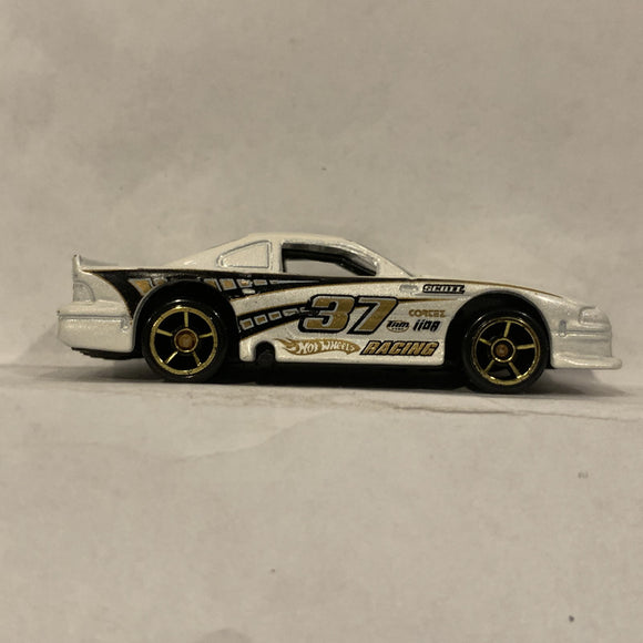 White Mustang Cobra ©1997 Hot Wheels Diecast Car GQ