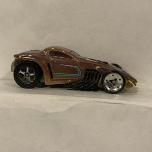 Brown Burl-Esque Hot Wheels Diecast Car BE