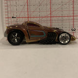 Brown Burl-Esque Hot Wheels Diecast Car BE