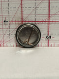 Skull Dollar Sign Eyes Button Pinback