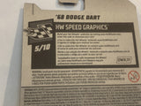 Green '68 Dodge Dart Mopar HW Speed Graphics 2018 Hot Wheels Long Card New Diecast Cars AB