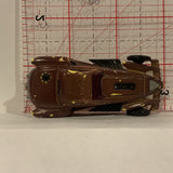 Brown Burl-Esque Hot Wheels Diecast Car BE