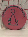 Gerrard Resource Centre Logo Button Pinback