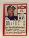 #268 Mike Felder Milwaukee Brewers 1990 Score Baseball Card