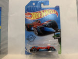 Red Roborace Robocar Speed Blur 2018 Hot Wheels Long Card New Diecast Cars AB