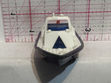 Purple Rescue Boat 2000 Matchbox Diecast Car