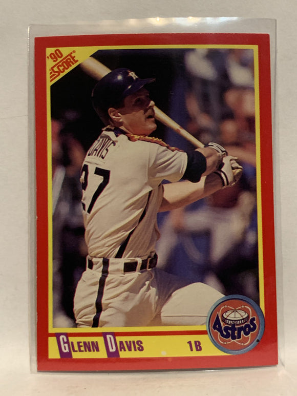 #272 Glenn Davis Houston Astros 1990 Score Baseball Card