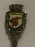 Edson Alta Alberta Squirrel Souvenir Spoon
