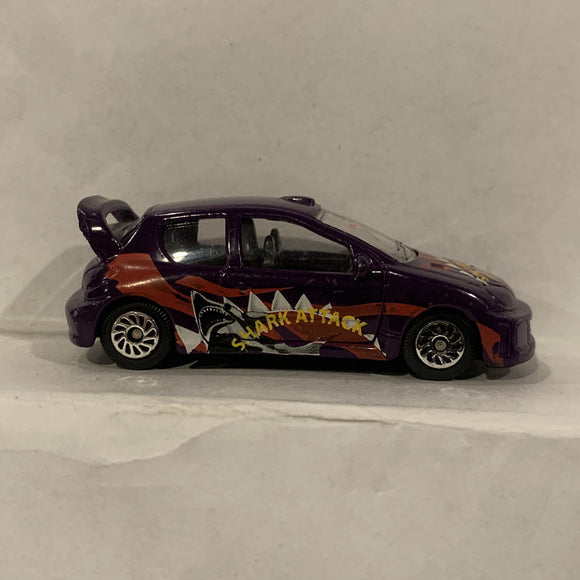 Purple Shark Attack Unbranded Diecast Car BM