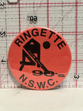 Ringette for the 90's N.S.W.C. Button Pinback