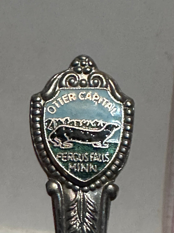 Otter Capital Fergus Falls Minnesota  Souvenir Spoon