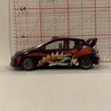 Purple Shark Attack Unbranded Diecast Car BM