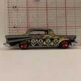 Grey Card Skulls'67 Chevy ©2003 Hot Wheels Diecast Car GQ